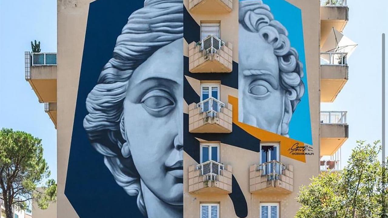 “La nouvelle Florence”, la fresque monumentale qui rend hommage à Sophia